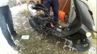 First run Aprilia SR50 Di-Tech by Qubi