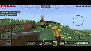 Fazendo lojas debaixo do campo de futebol no minecraft 