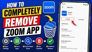 Completely Remove Zoom App | Uninstall Zoom App | Remove Zoom App Android | DR technology