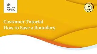 Customer tutorial: How to save a boundary