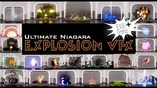 Ultimate Niagara Explosion VFX-Unreal Engine 5