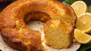 Berühmter Zitronenkuchen, der auf der Zunge zergeht! Einfache Zutaten – perfektes Ergebnis! 🍋