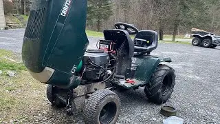 Changing Parts On My Craftsman Garden Tractor