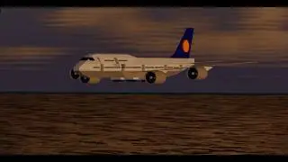 Lufthansa Livery mini Boeing 747 Plane Crazy Tutorial | Lufthansa Plane Crazy  ROBLOX