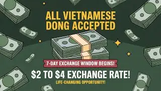 🚨 All Vietnamese Dong Notes Accepted &ndash; 7-Day Exchange Window NOW OPEN!