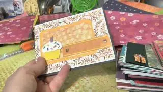 IzzaBoutChu: Destashing old paper for cards & envelopes