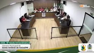 16ª Sessão Extraordinária de 05 de novembro 2025.