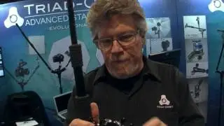 Studio Microphone Stands by Triad-Orbit at NAMM 2016 | MikesGigTV