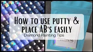 How to load your pen with PUTTY and use it to place AB's EASILY! 🥰 - Diamond Painting