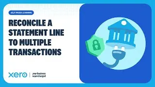 How to reconcile one bank statement line to multiple invoices in Xero