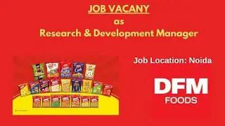 #foodtechnology Jobs @ #DFM Foods