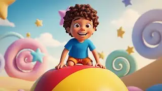 Roblox Funny Kid Rode a Giant Rolling Ball | Nursery Rhymes for Kids & Baby Songs