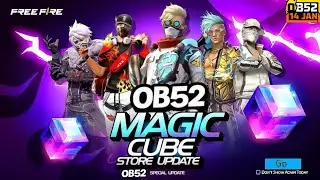 আগামীকাল Magic Cube Store নতুন Bundle আসছে 😱😱 Confirm | OB52 Update All Items | Free Fire New Events