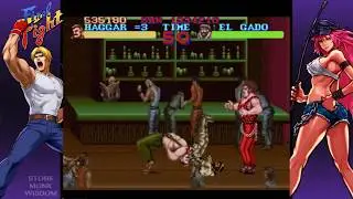 Final Fight (SNES) [Haggar] w/Codes [Part 1] - Stage, Slum, Subway Park, Westside, Sodom
