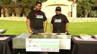 Taco Bar Catering Deluxe Taco Cart