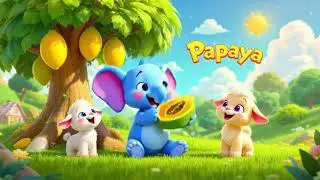 Fruits Names learning video for kids  #KidsEducation #LearningFruits #fruitsname  #animated #cartoon