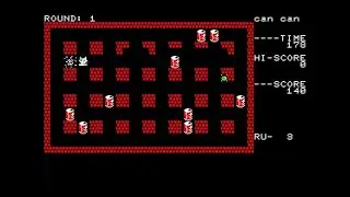 [SHARP X1][BASIC]Can Can 畑の死闘/ベーマガ1985年10月号掲載プログラム（フォント改造版収録）