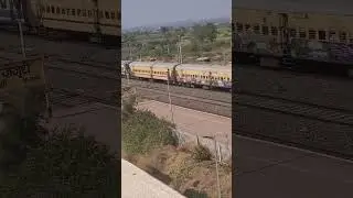 When Train Passes at Full Speed 🔥🚆 #Shorts