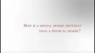How is a mental demise different than a physical demise? #AskFayeGirsh #dementia