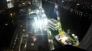 Timelapse: Module 5 of the River Campus is lifted into place