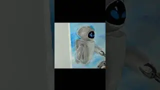 Wall-e ❤️ Robot                          #painting #art #reels #viral #youtubeshorts #youtube