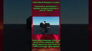 Toilet World Roleplay 2 | Part 1 and 2 Morphs Revealed + Speaker Armada Releasing in Part 3! #shorts