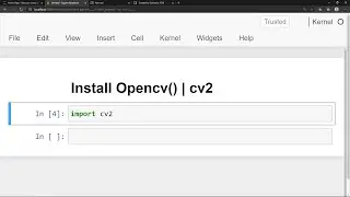 Opencv (cv2)  install on windows | Linux for computer vision