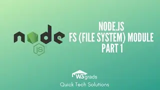 Node.js File System | fs module in NodeJS | Part1 | Node.js Tutorial Series