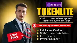[Latest Version] TokenLite - ICO / STO Token Sale Management Dashboard - ICO Admin Script