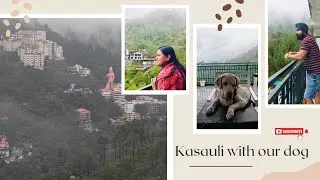 Kasauli with our dog | Hidden gem of Himachal | Landslide on our way 😵&zwj;💫😵&zwj;💫 | Dog friendly hotel 