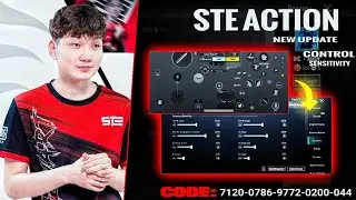 ACTION Gaming New Sensitivity/STE ACTION 5 finger claw control code Pubg/STE ACTION Sensitivity