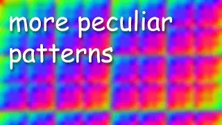 more peculiar patterns