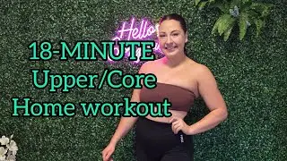 Upper Body/Core at home #homeworkoutroutine #weights #workout #upperbodyworkout #fitness #youtube
