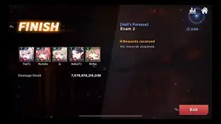 GrandChase Hell Furnace Knight Exam 2 Myrielle Descent Showcase 10/10