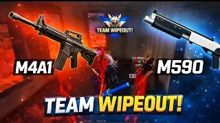 M4A1 and m599 combo #freefire #brrank #m590 