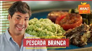 Pescada branca assada na lenha com salada de arroz e pesto de coentro | Felipe Bronze |Perto do Fogo