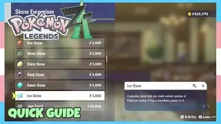 Where To Buy All Evolution Stones In Pokemon Legends ZA | Location Quick Guide