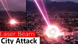 Alien attack - Super Laser Beam descending from the Sky