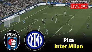 🔴Live- Pisa vs Inter Milan | Serie A 2025/26 | eFootball PES21 Simulation