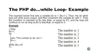 PHP - DO WHILE LOOP