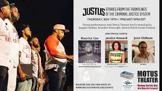 Motus Theater's JustUs: Stories from the Frontlines of the Criminal Justice System