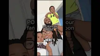 Turning My Family Into Cartoon Characters Using AI 🖌️✨ | Disney Throwback