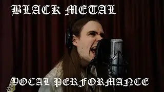Black Metal Vocal Performance | Flahtort - Seized by the Gravity (one take)