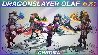 Dragonslayer Olaf Chromas Preview | SKingdom - League of Legends