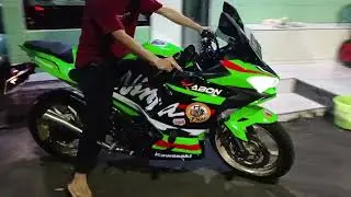 test sound knalpot R9 GP series all new ninja 250 fi gahar parahh