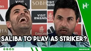 Saliba used to score A LOT of GOALS! | Mikel Arteta on potential striker options