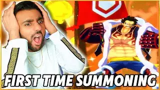 FIRST TIME SUMMONING in One Piece Bounty Rush! FREE Multi Summon Reaction (New Player HYPE) 😱🔥