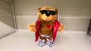Gemmy 2025 - Animated Plush Valentines Flirty Flasher Bear