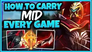 #1 TALON WORLD HOW TO WIN MID LANE EVERY TIME (BEST STRATEGIES) - League of Legends
