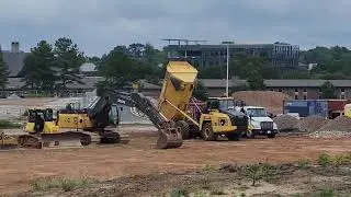 County Square Redevelopment.   Razed.  University Square.  Swamp Rabbit Trail.   Greenville, SC.